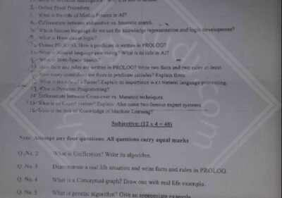 Artificial-Intelligence-BSCS-6th-2015-UOS