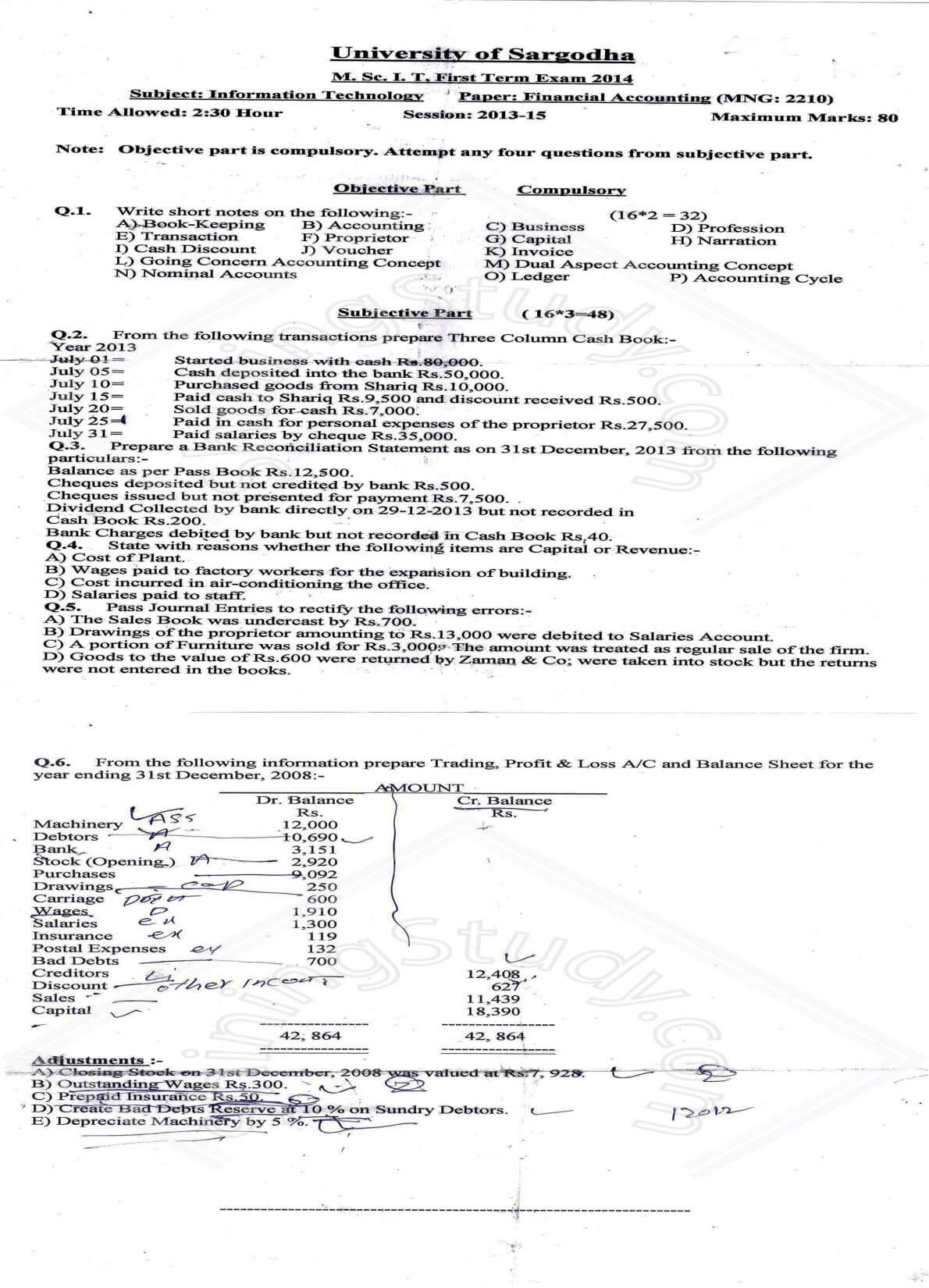 Financial-Accounting-MSc-IT-1st-2014-UOS