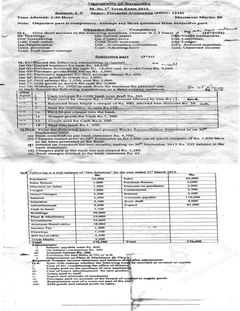 Financial-Accounting-MSc-IT-1st-2015-UOS