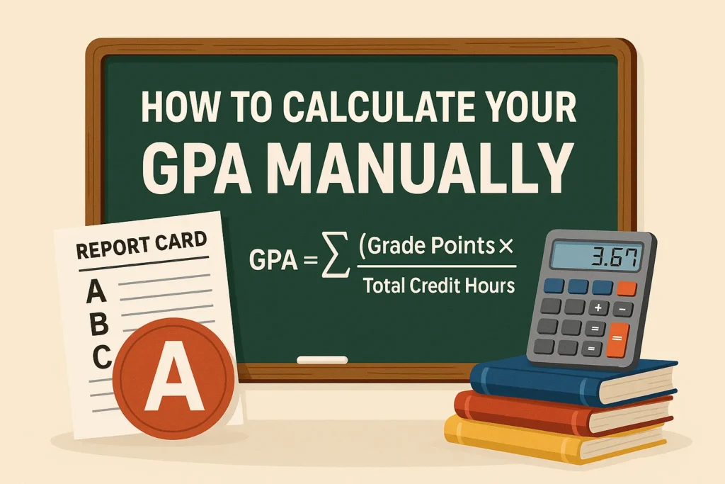alculate Your GPA Manually