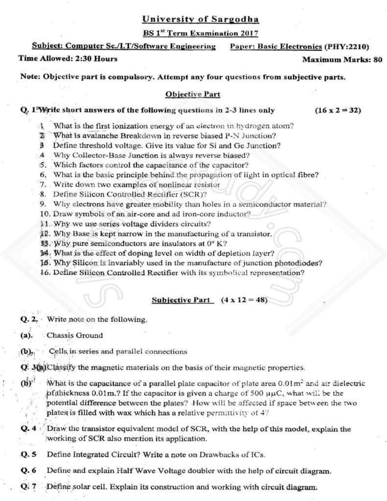 Basic-Electronics-BSCS-SE-IT-1st-2017-UOS