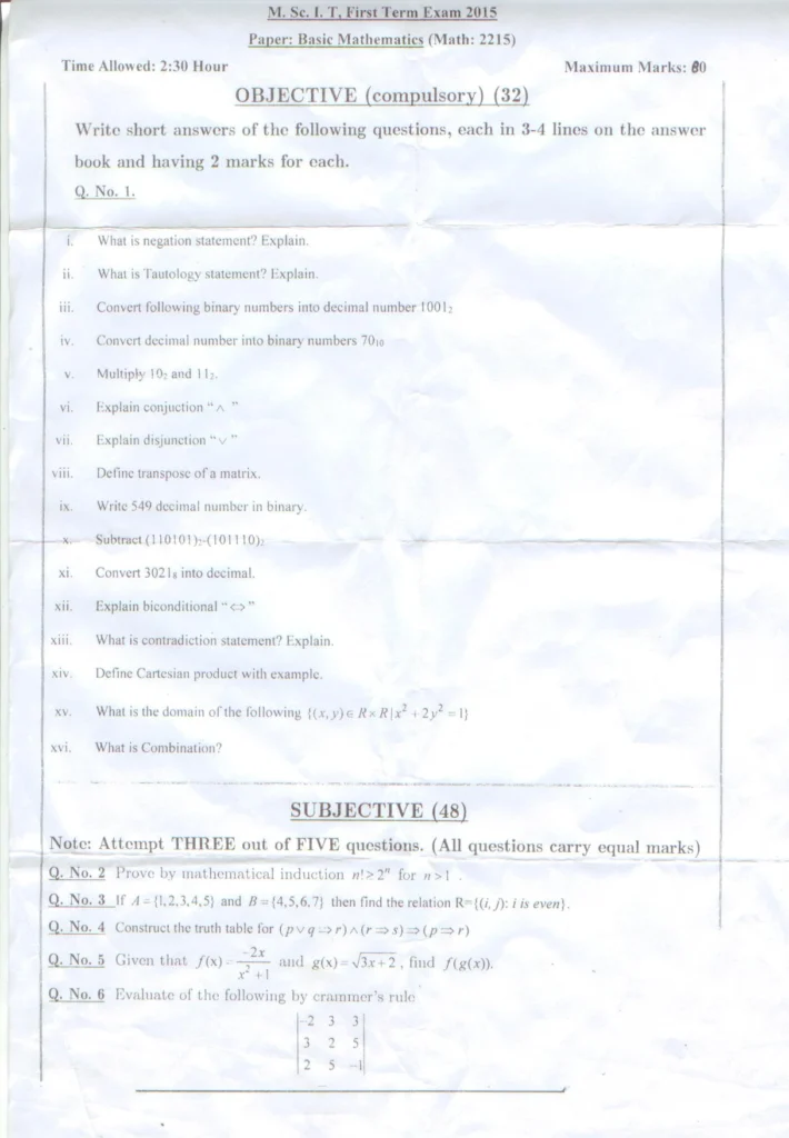 Basic-Maths-MSc-IT-2015-UOS