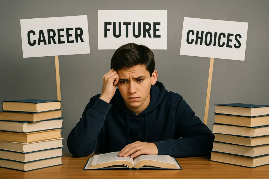 Which Stream Should You Choose After 10th Grade 2 Confused student thinking about career stream after class 10