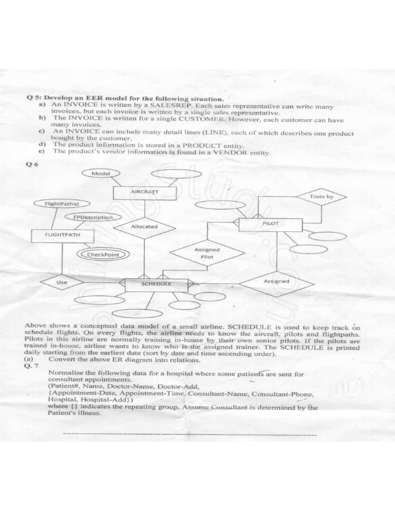 Database Systems MSc IT 3rd 2016 UOS Page2