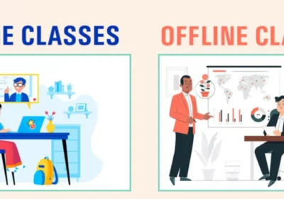 difference between online and offline learning