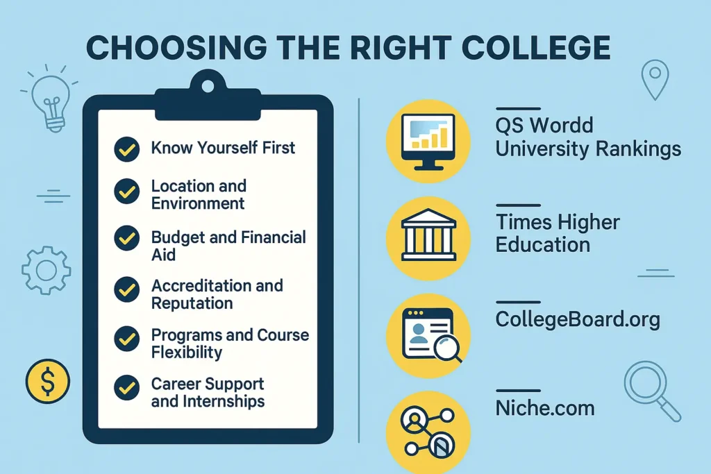 Guide to Choosing the Right College or University 3 Key steps in choosing the right college