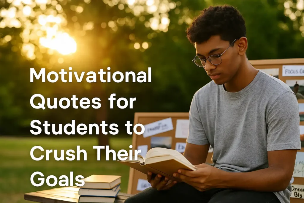 "motivational quotes for students to crush their goals