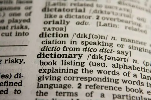 vocabulary test