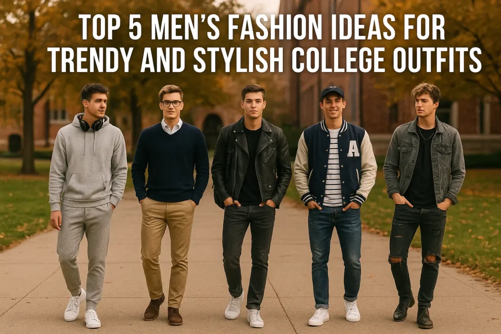 Top Men’s Fashion Ideas for Trendy and Stylish College Outfits