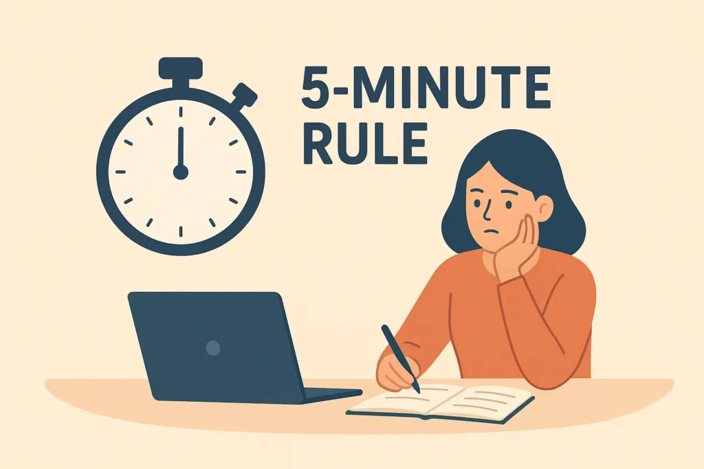 How to Overcome Laziness and Build Discipline: 5 Proven Strategies for Success in 2025 5 5 minute rule technique