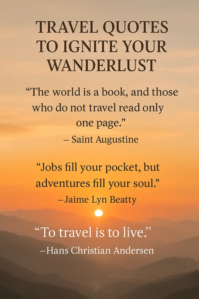 Your Passport to Adventure: Explore the World Like Never Before 5 Aesthetic travel themed image showing a serene landscape symbolizing wanderlust