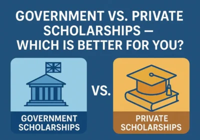 Education funding options Government vs. Private Scholarships explained
