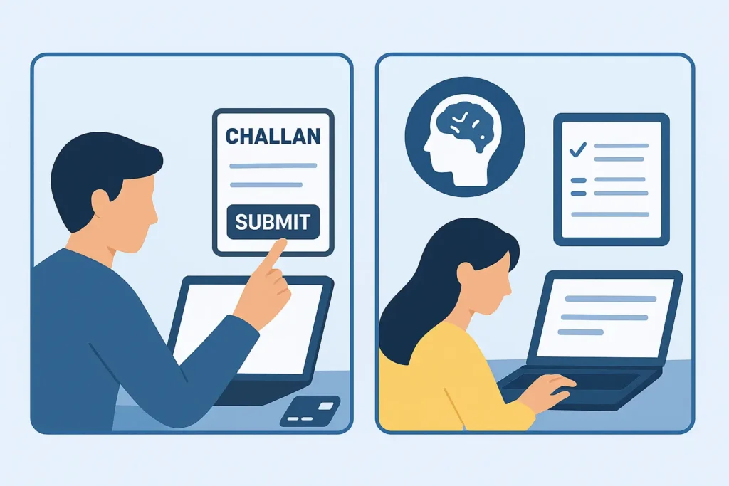 Step-by-Step Guide to Applying for HEC Scholarships (2025) 4 “HEC Scholarships Pakistan 2025 – submitting application, paying challan fee, and preparing for HEC aptitude or GRE test