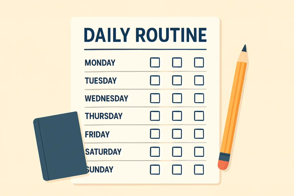 How to Overcome Laziness and Build Discipline: 5 Proven Strategies for Success in 2025 3 Minimal daily routine planner