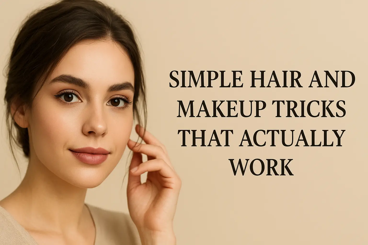 Simple Hair and Makeup Tricks That Actually Work 1 Simple hair and makeup tricks that actually work