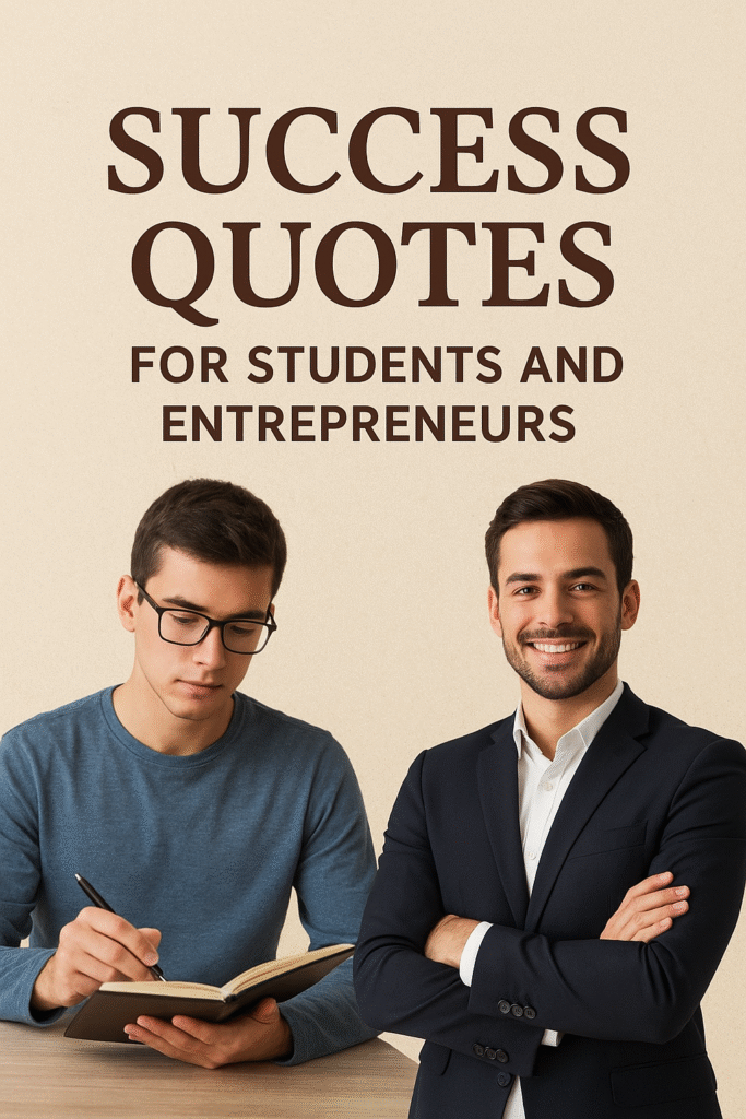 Success Quotes for Students and Entrepreneurs
